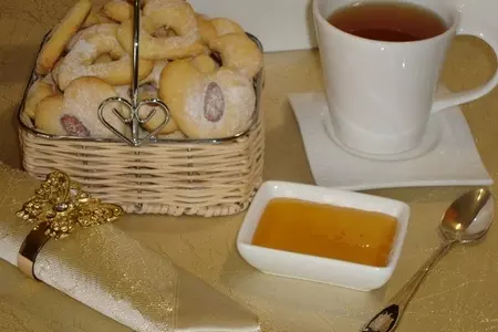 Песочное печенье  с кокосовой стружкой: шаг 8