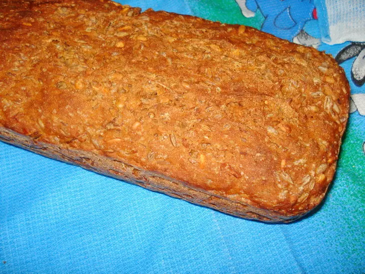 Хлеб vollkornbrot немецкий зерновой (фм хлебный): шаг 11