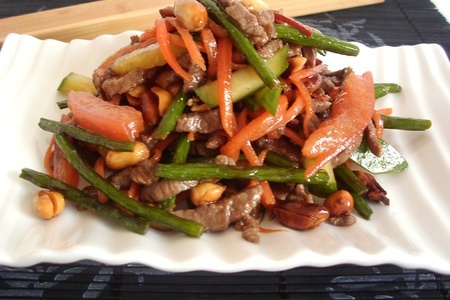 Китайский салат с арахисом.: шаг 8