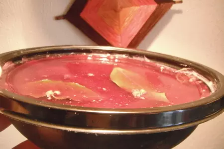 Паштет из куриной печени под крыжовенно-смородиновым желе: шаг 4