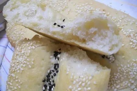 Нони равгани. таджикская лепешка. хлебный фм: шаг 6