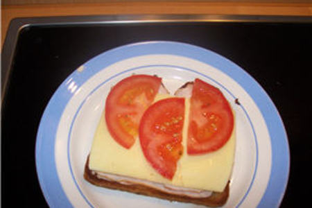Лёгкий сэндвич к завтраку: шаг 4