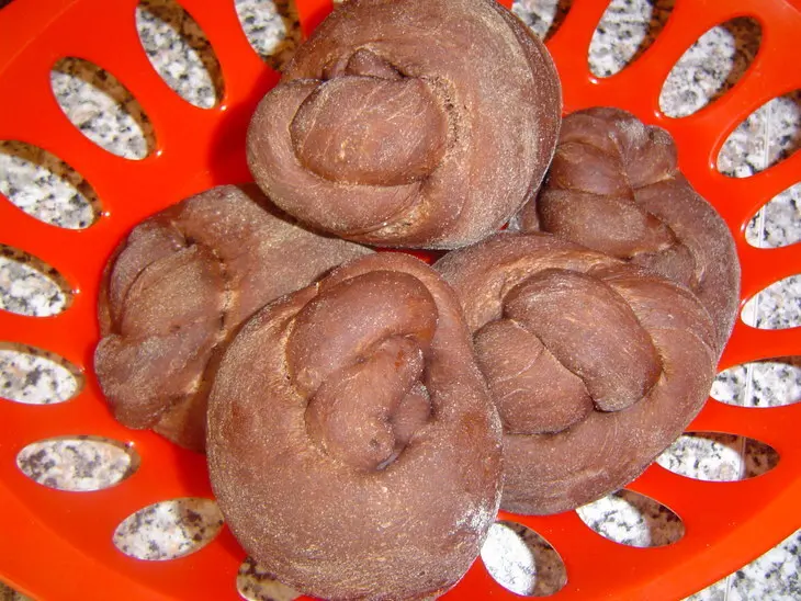 Шоколадный хлеб, с булочками.: шаг 2