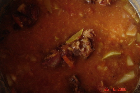Чечевичный суп с ребрышками: шаг 4