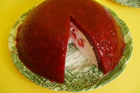 Баваро из клубники: шаг 7