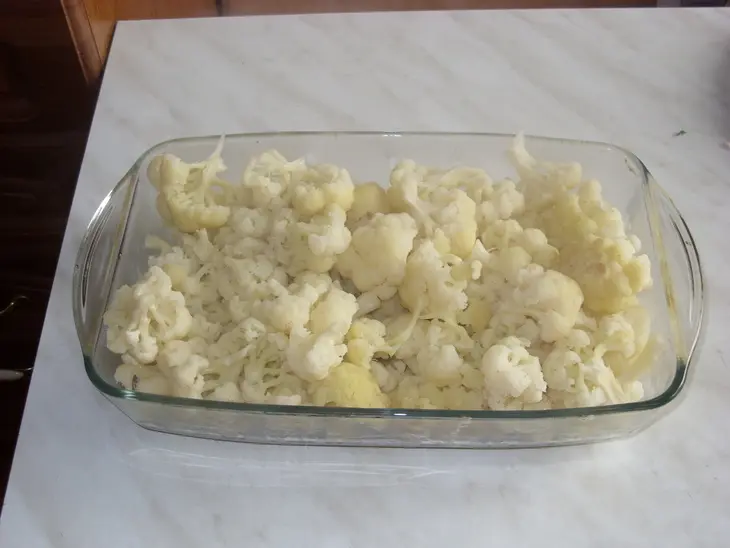 Цветная капуста, запеченная с сыром: шаг 5