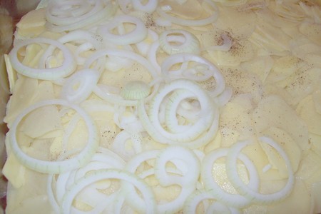 Картофельная запеканка с копчёным окороком: шаг 2