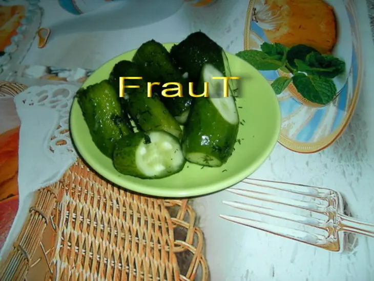 Малосольные огурчики: шаг 3