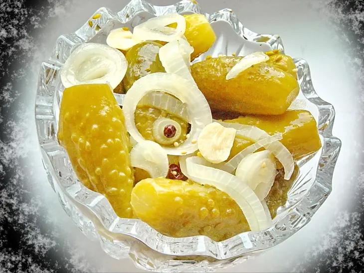 Огурцы с лимонной кислотой по-болгарски: шаг 3