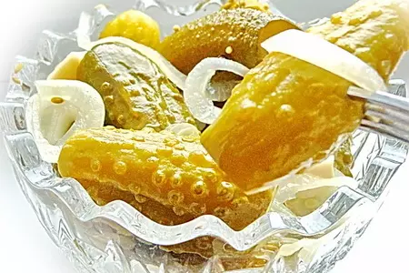 Огурцы с лимонной кислотой по-болгарски: шаг 7