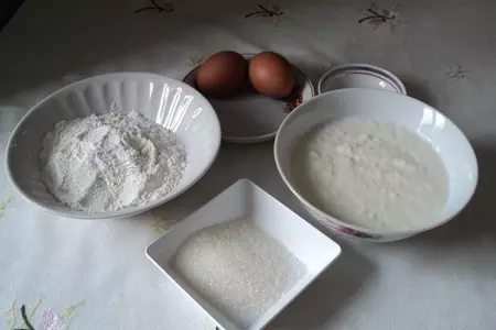 Оладьи: шаг 1