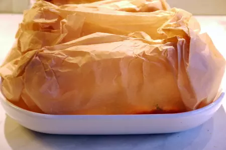 Лимонный лосось, запеченный в пергаменте: шаг 5