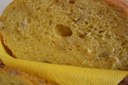 Тыквенный хлеб для тигренка ромки! хлебный фм: шаг 6