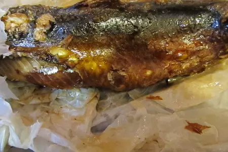 Плов с фасолью и копченой рыбой (lobyalı plov balıqla): шаг 4