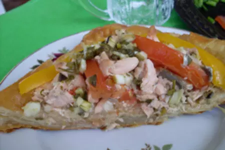 Пирог с рыбой и лимонной чермулой: шаг 9