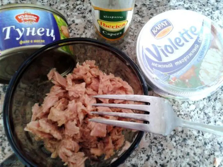 Рулетики из печеного болгарского перца...с вкусной начинкой))): шаг 2