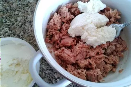 Рулетики из печеного болгарского перца...с вкусной начинкой))): шаг 3