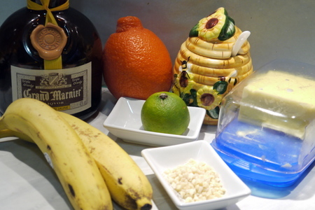 Бананово-ореховый соблазн (гратинированные бананы с мороженым): шаг 1