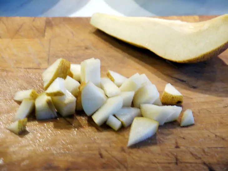 Фасолевый суп-пюре с грушей и беконом: шаг 3