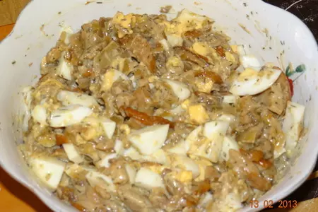 Зразы картофельные с белыми грибами и яйцом: шаг 3