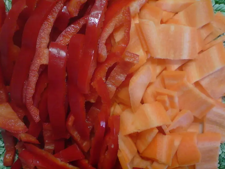 Шницель запечённый с овощами  alla bolognese…..: шаг 2