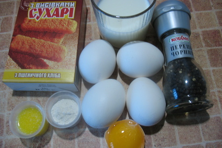 Обед по украински. пшеничная каша с яичными сечениками: шаг 1