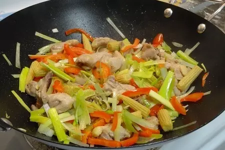 Лапша с курицей и овощами: шаг 5