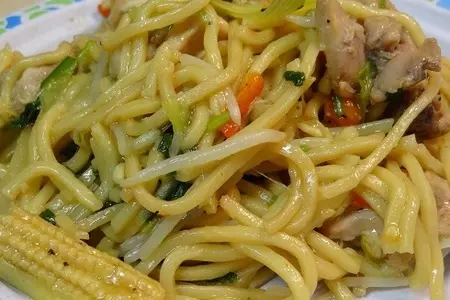 Лапша с курицей и овощами: шаг 9