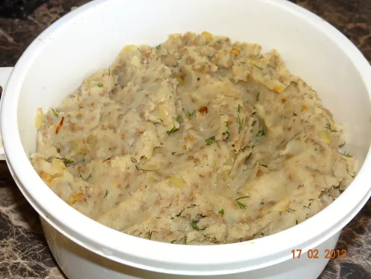 Пирожки домашние с картофелем и печенью: шаг 1