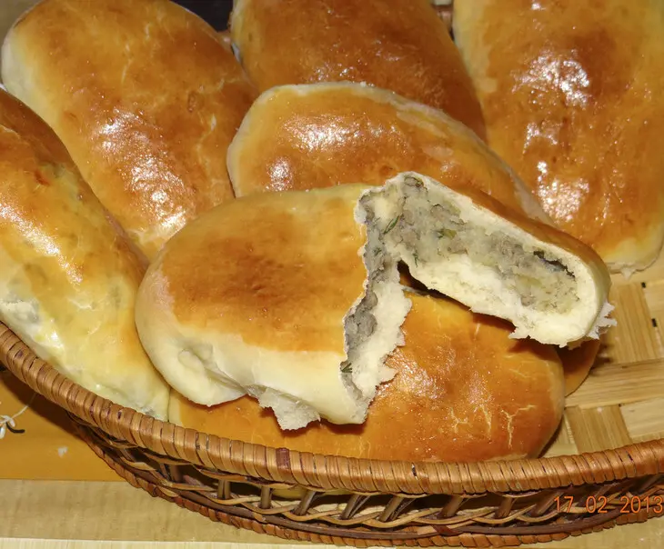 Пирожки домашние с картофелем и печенью: шаг 3