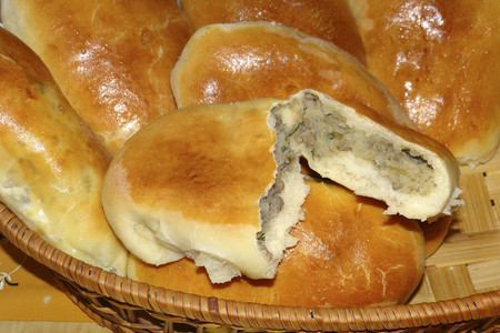 Пирожки домашние с картофелем и печенью: шаг 3