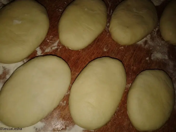 Пирожки из хрущевского теста...с двумя начинками))): шаг 15