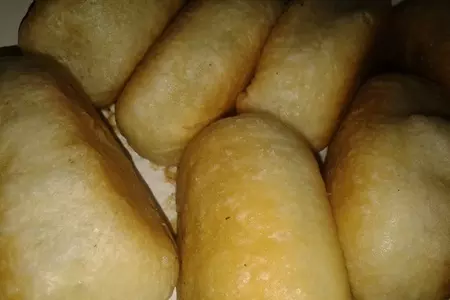 Пирожки из хрущевского теста...с двумя начинками))): шаг 18