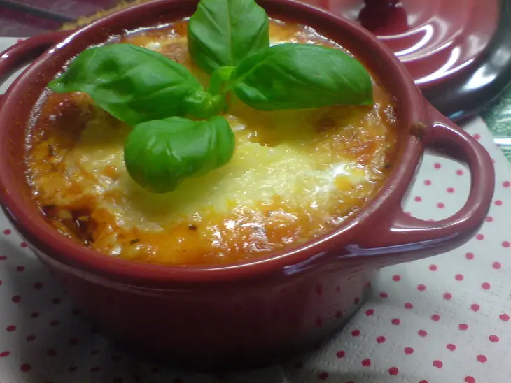 Запечённый томатный суп с яйцом и сыром: шаг 8