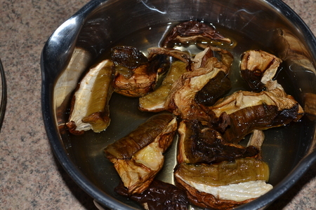 Литовская печеночная колбаса с лесными грибами фм "колбаска": шаг 2