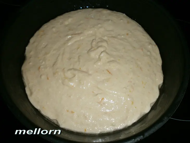 Апельсиновый пирог с творогом и шоколадом: шаг 4