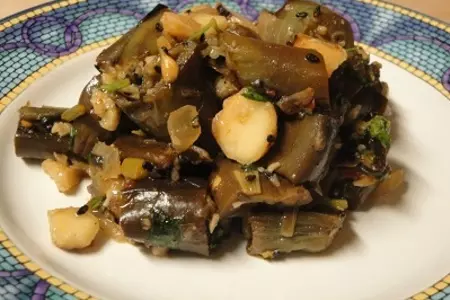 Баклажаны с орехами и кунжутными семенами: шаг 9