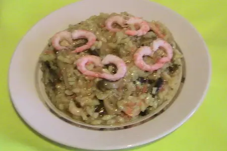 Ризотто с грибами и креветками: шаг 6