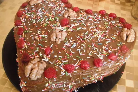 Торт ореховый /без муки и масла/: шаг 1