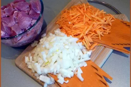Плов с индейкой и курагой: шаг 2