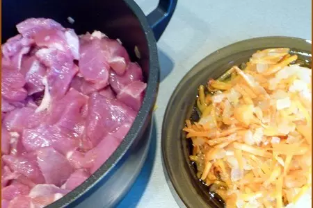 Плов с индейкой и курагой: шаг 4