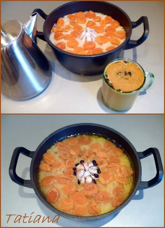 Плов с индейкой и курагой: шаг 7