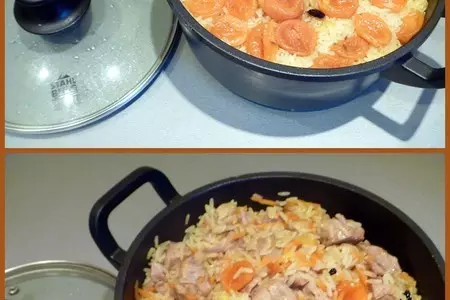 Плов с индейкой и курагой: шаг 8