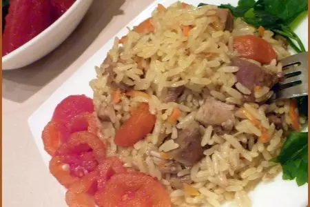 Плов с индейкой и курагой: шаг 9
