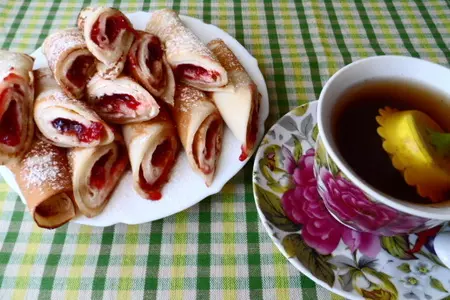 Блинчики  к моему небольшому юбилею! (4 года как я с вами): шаг 6