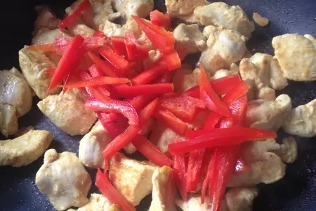 Рисовая лапша с курицей: шаг 3