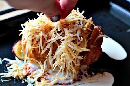 Печеный картофель с сыром: шаг 6
