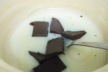 Шоколадные профитроли с шоколадным кремом: шаг 4