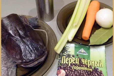 Суп из сома: шаг 1