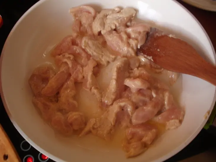 Куриная грудка карри и плов с картошкой.: шаг 7